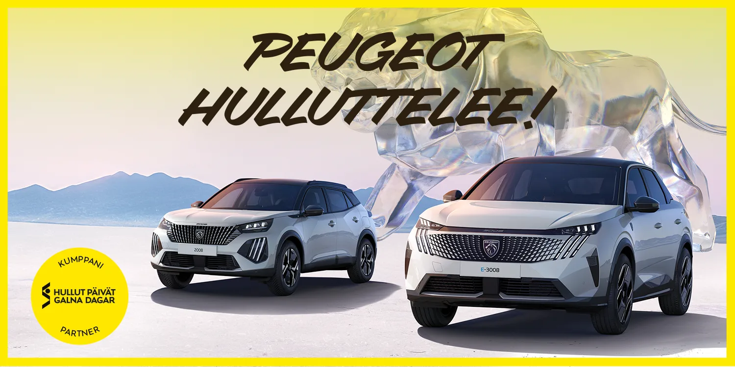 Peugeot 2008 Edition Hybrid Hullulla 0 % korolla 1.-5.10.2025 + kulut   Mäkelän Auto Järvenpää